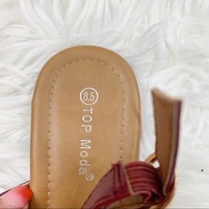 TOP Moda Shoes - Top Moda Ankle Slingback Boho Tstrap Sandals Shoes TOP Moda Shoes - Top Moda Ankle Slingback Boho Tstrap Sandals Shoes